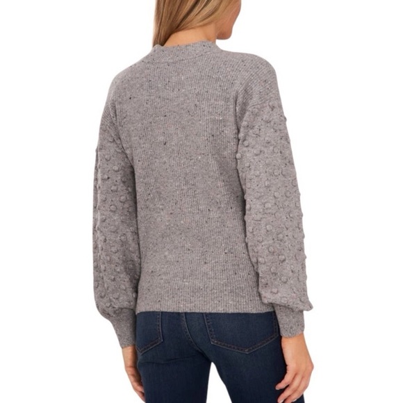 CeCe Cute Gray Sweater, M - Picture 2 of 9